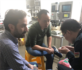 國外客戶來公司學習